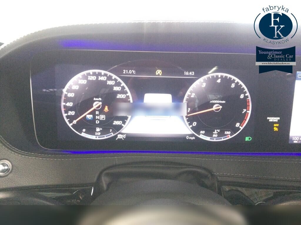 MERCEDES BENZ S-CLASS 4D 4WD S560 4MATIC LONG CHAUFFEURED LIMITED 2017 - zdjęcie 8