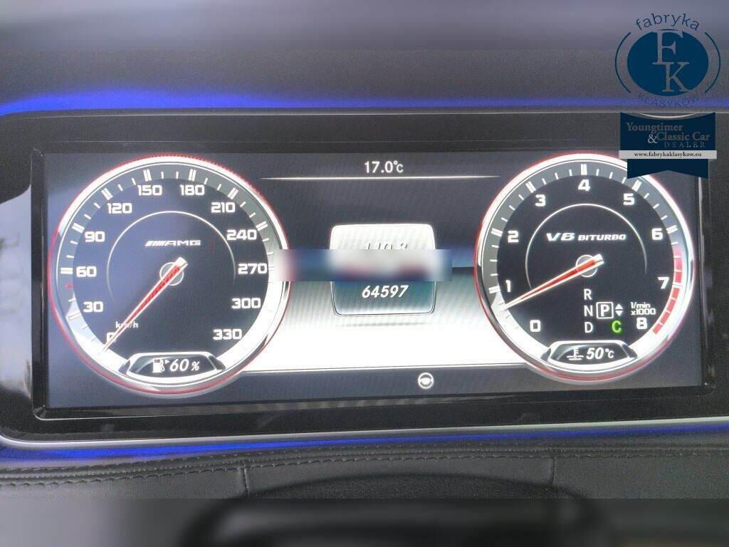 MERCEDES AMG S-CLASS 4D 4WD S63 4MATIC LONG 2014 - zdjęcie 8