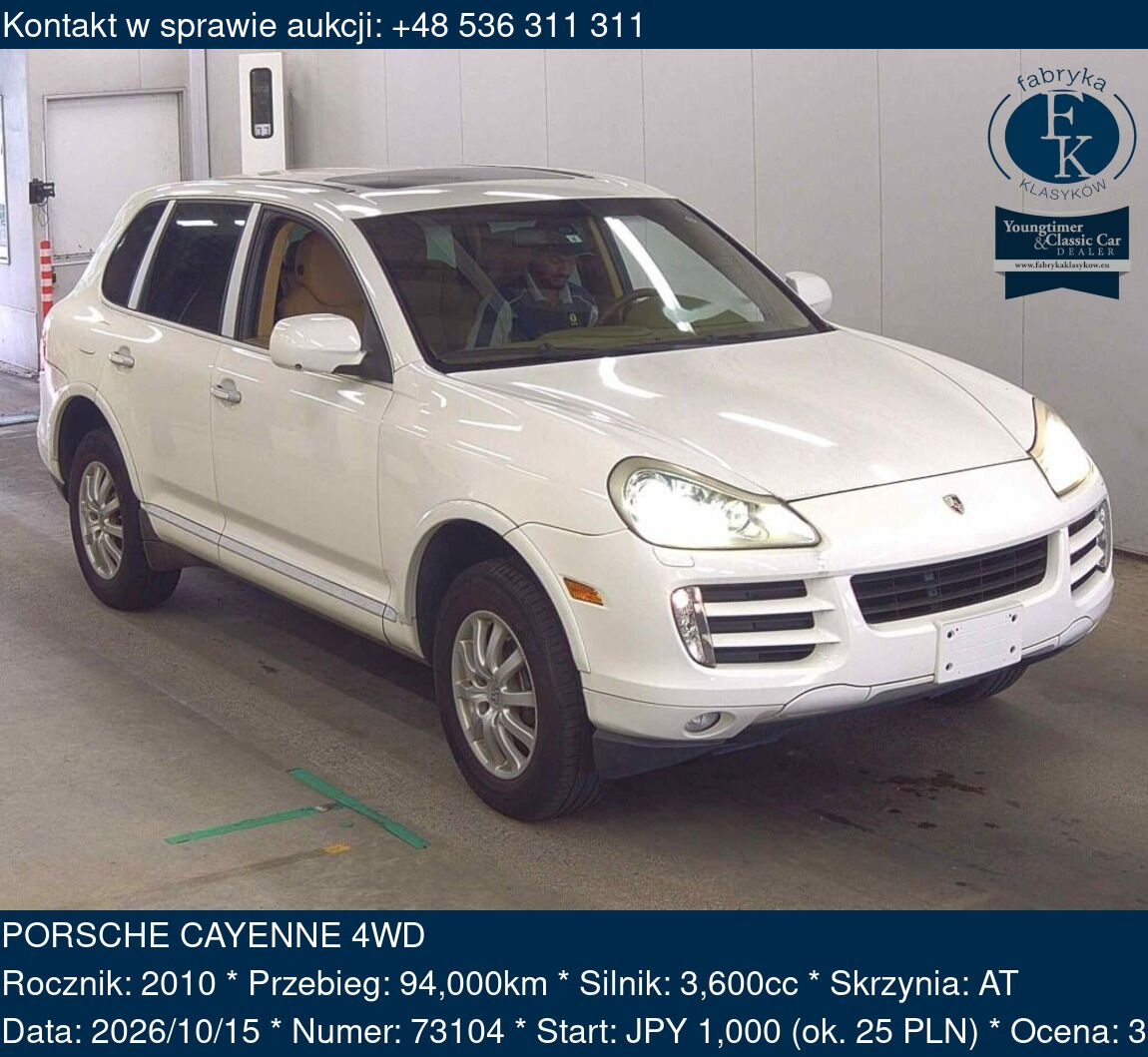 PORSCHE CAYENNE 4WD 2010 - zdjęcie 2