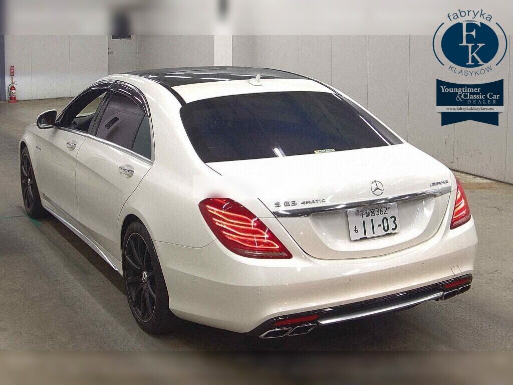 MERCEDES AMG S-CLASS 4D 4WD S63 4MATIC LONG 2015 - zdjęcie 4