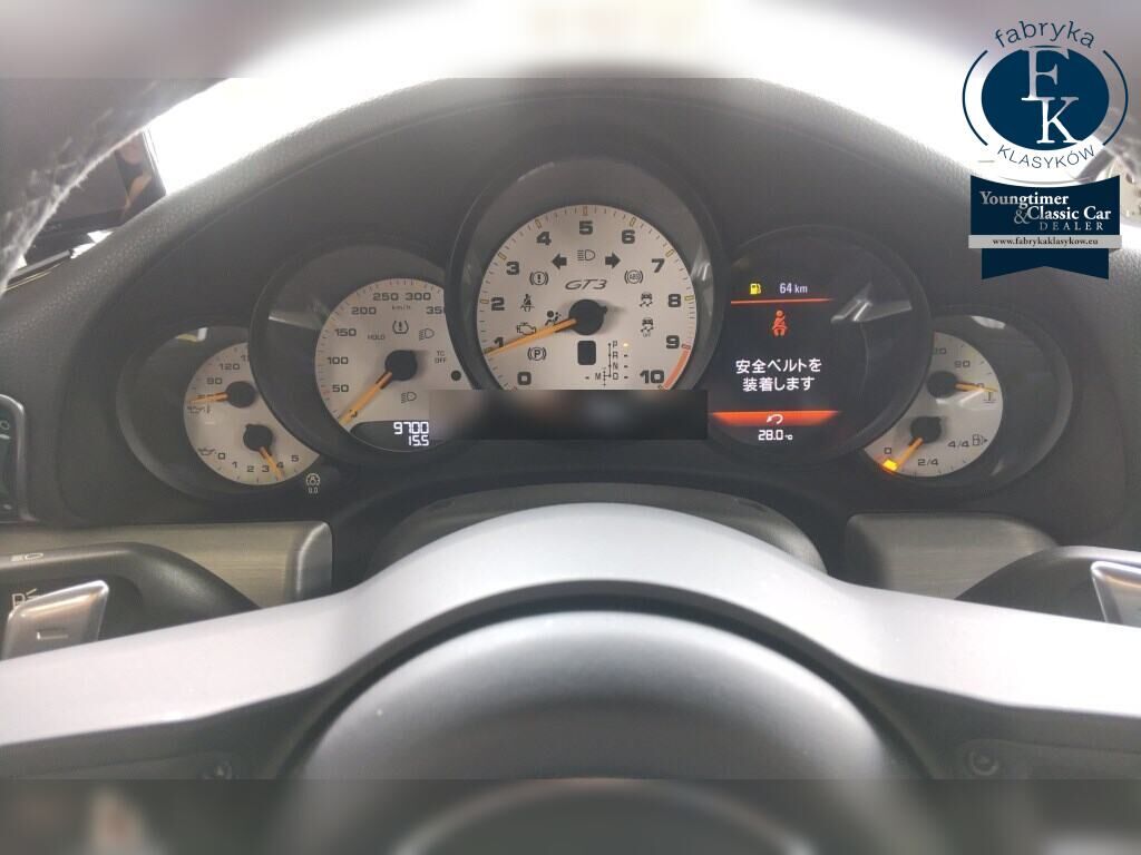 PORSCHE 911 CP 911GT3 SPORT CHRONO PACKAGE 2018 - zdjęcie 8