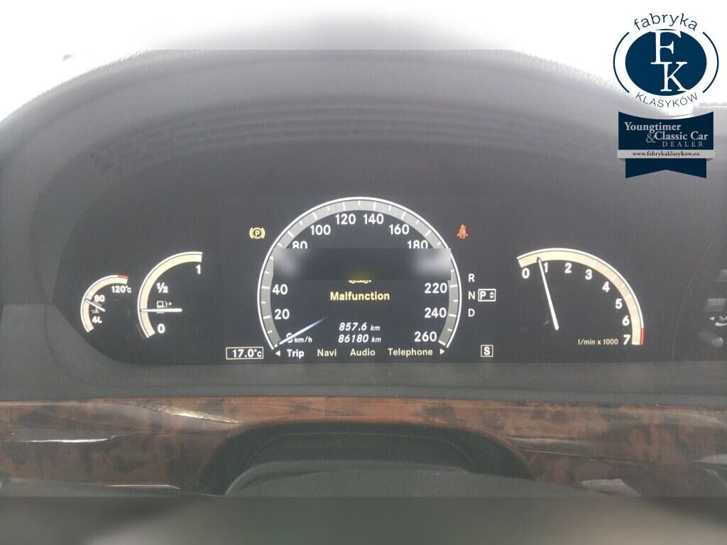 MERCEDES BENZ S-CLASS 4D S550 2008 - zdjęcie 8