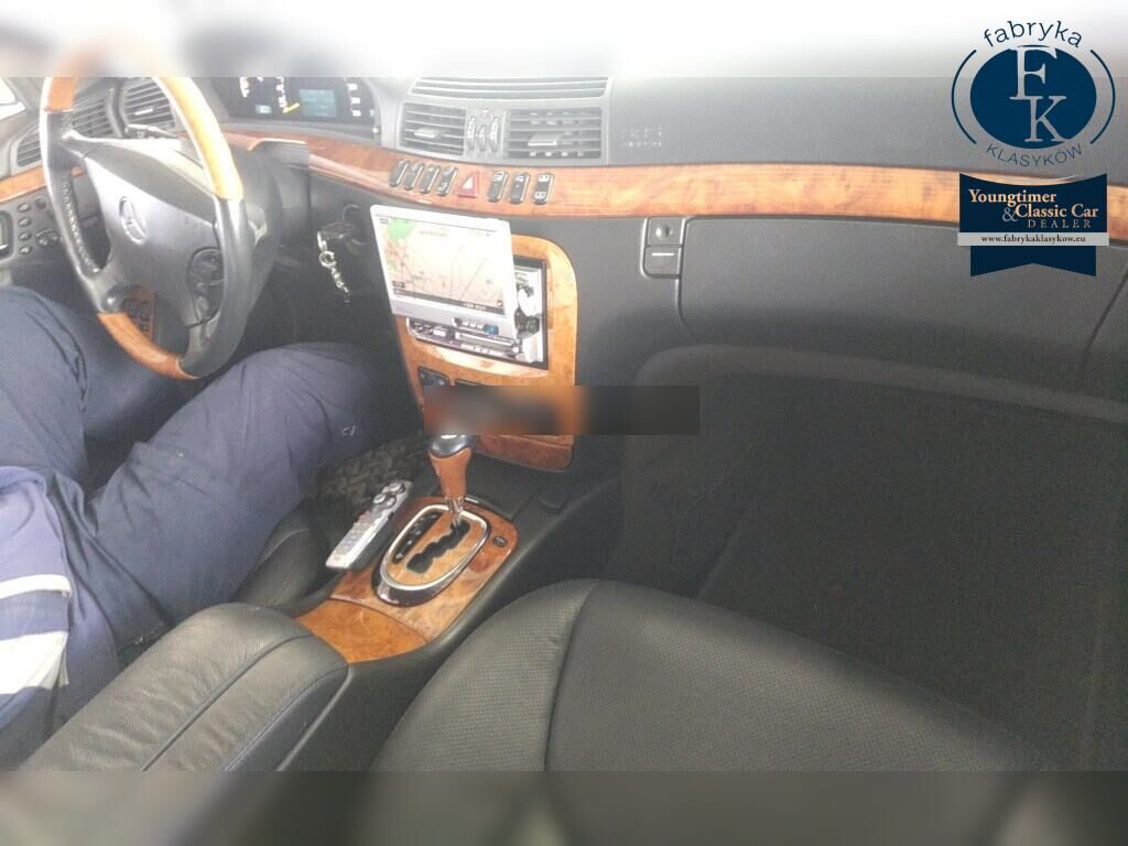 MERCEDES BENZ S-CLASS 4D S55L AMG 2001 - zdjęcie 5