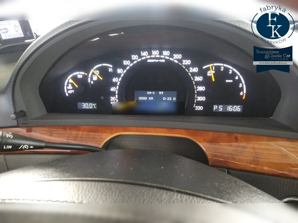 MERCEDES BENZ S-CLASS 4D S55L AMG 2001 - zdjęcie 8