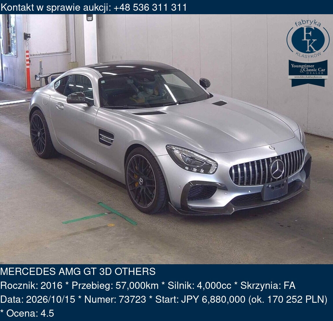 MERCEDES AMG GT 3D OTHERS 2016 - zdjęcie 2