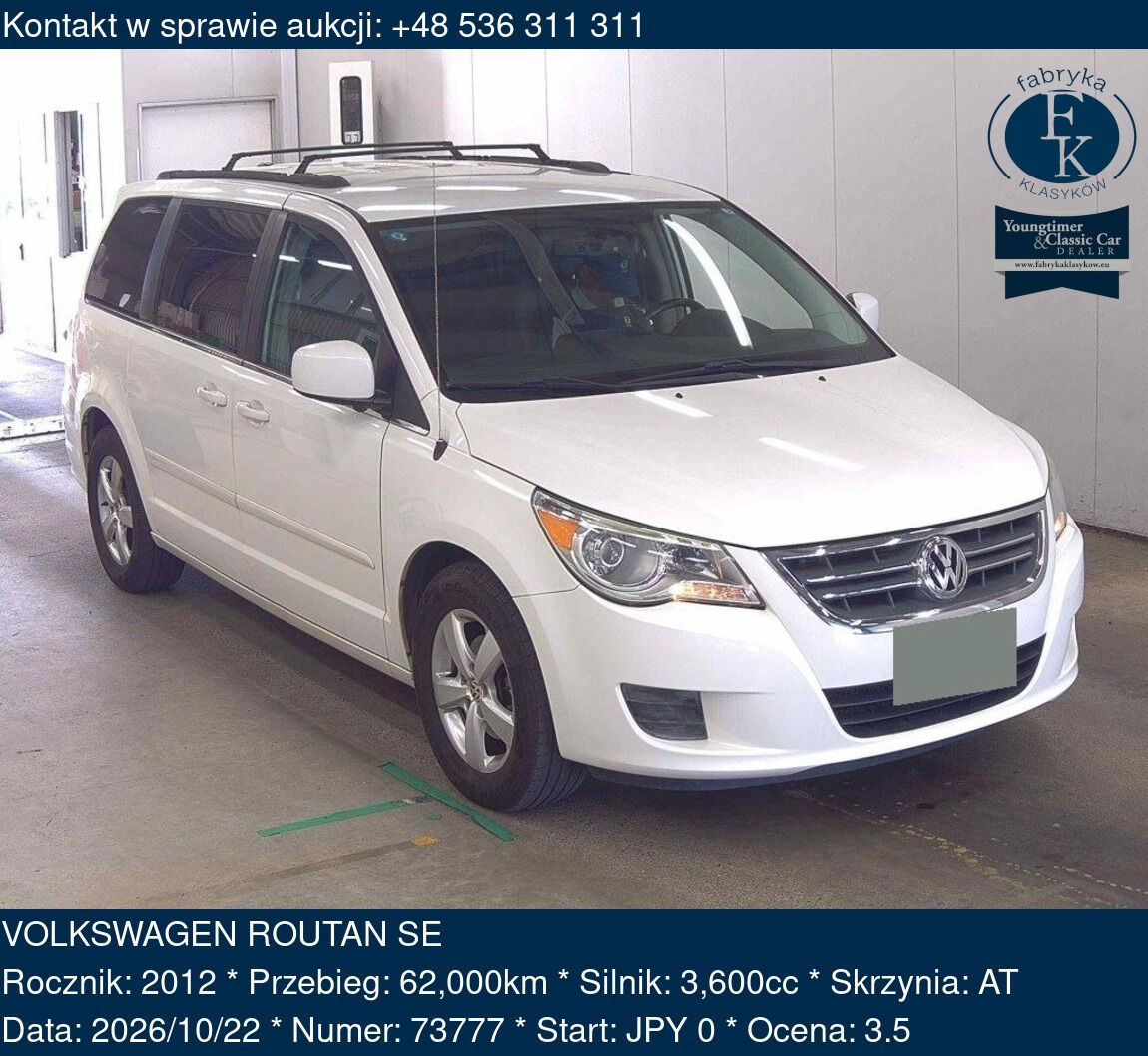 VOLKSWAGEN ROUTAN SE 2012 - zdjęcie 2