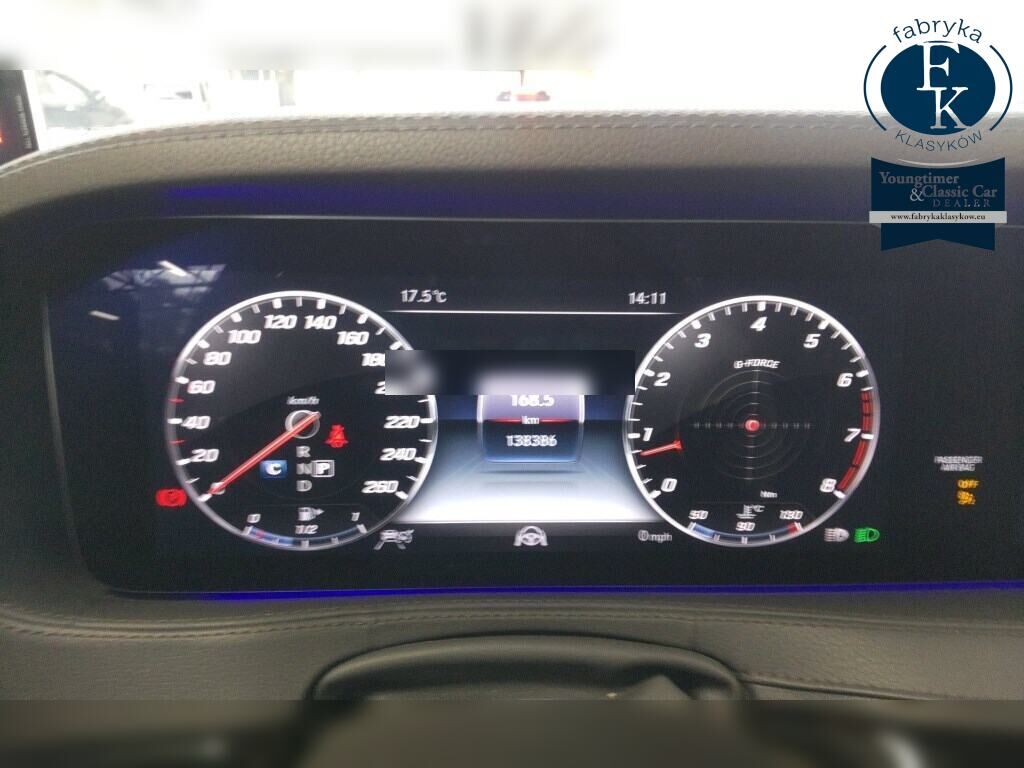 MERCEDES BENZ S-CLASS 4D 4WD OTHERS 2017 - zdjęcie 8