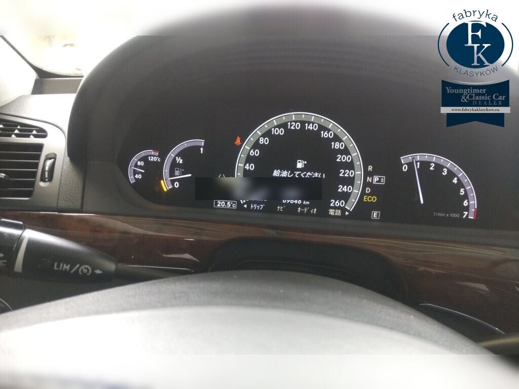 MERCEDES BENZ S-CLASS 4D S550 BLUEEFFICIENCY 2012 - zdjęcie 8