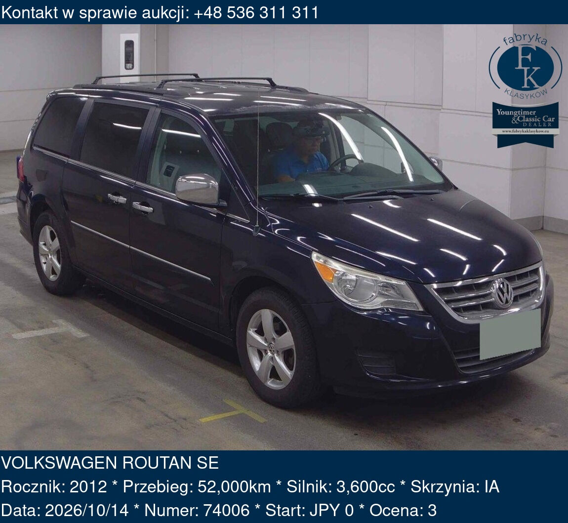 VOLKSWAGEN ROUTAN SE 2012 - zdjęcie 2