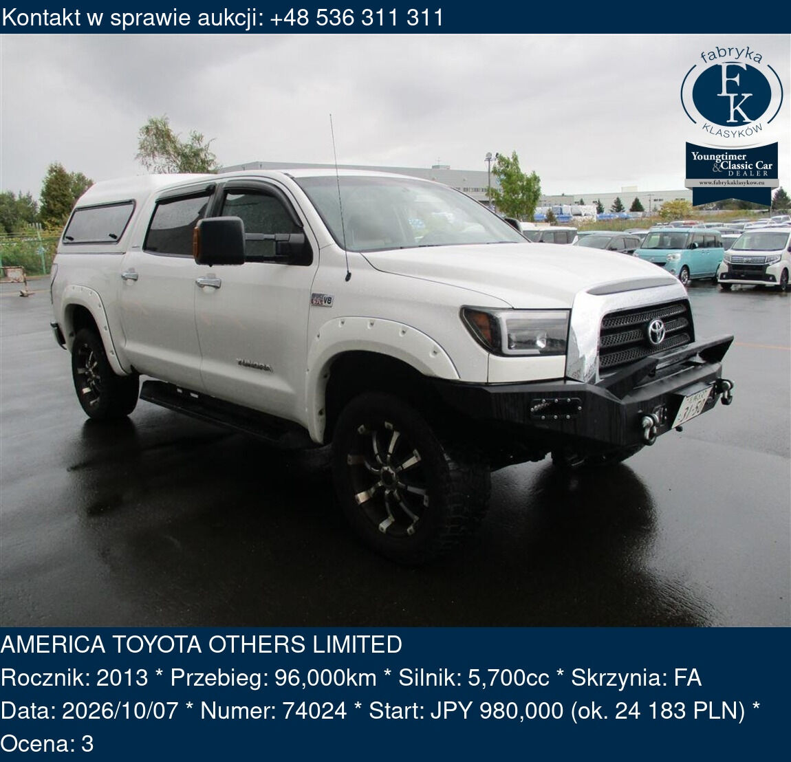 AMERICA TOYOTA OTHERS LIMITED 2013 - zdjęcie 2