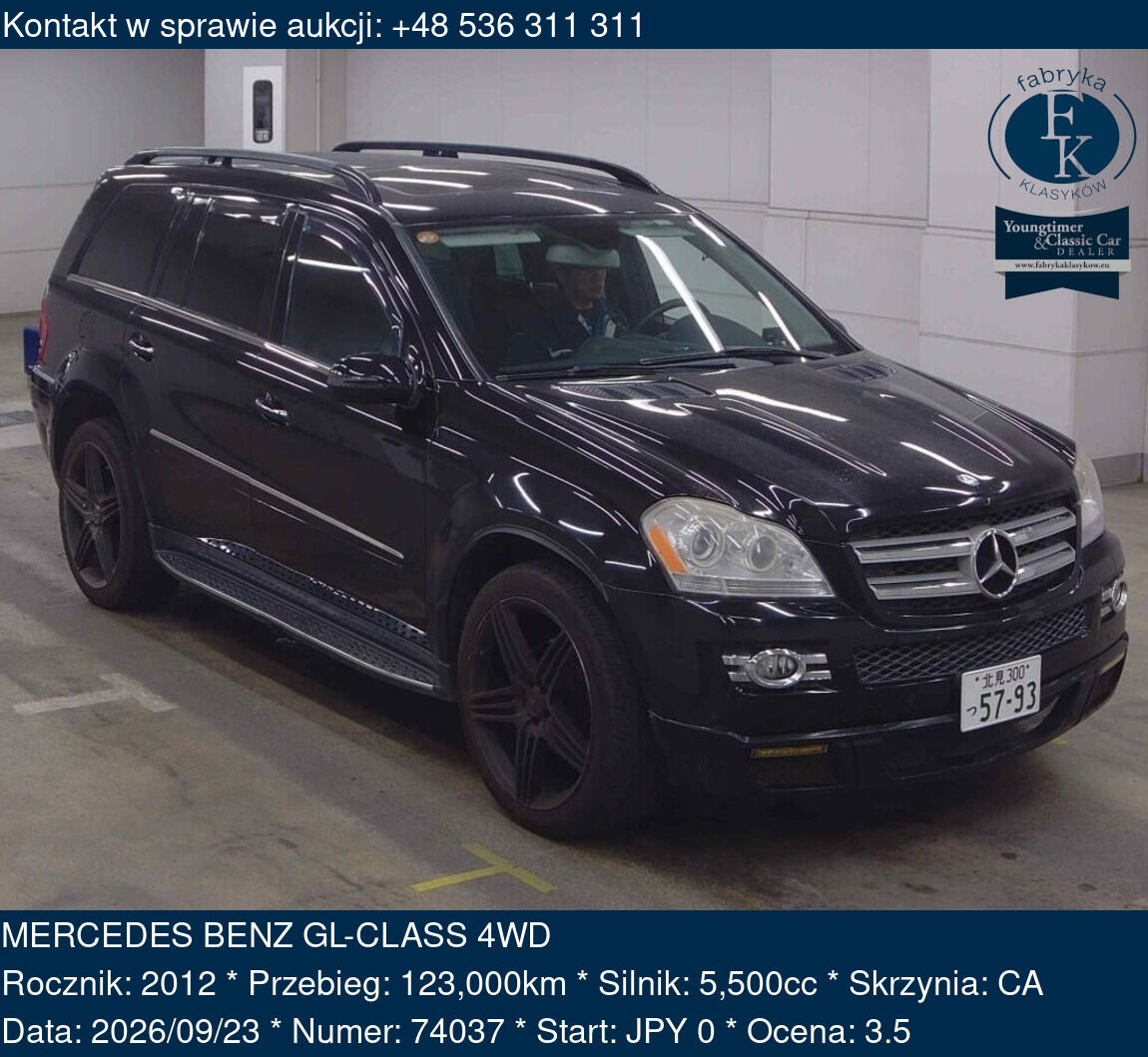 MERCEDES BENZ GL-CLASS 4WD 2012 - zdjęcie 2