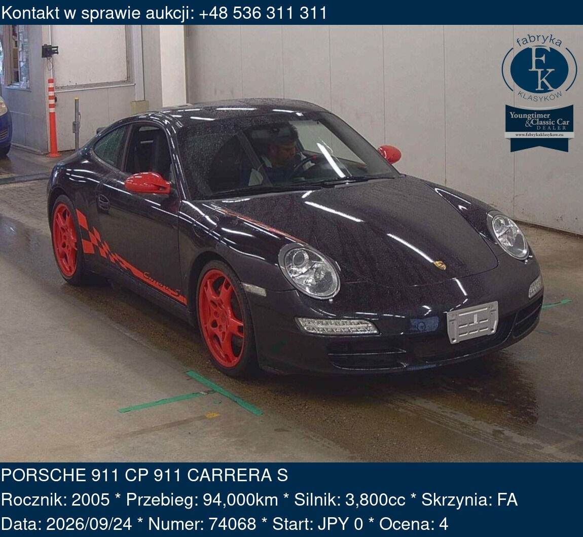 PORSCHE 911 CP 911 CARRERA S 2005 - zdjęcie 2