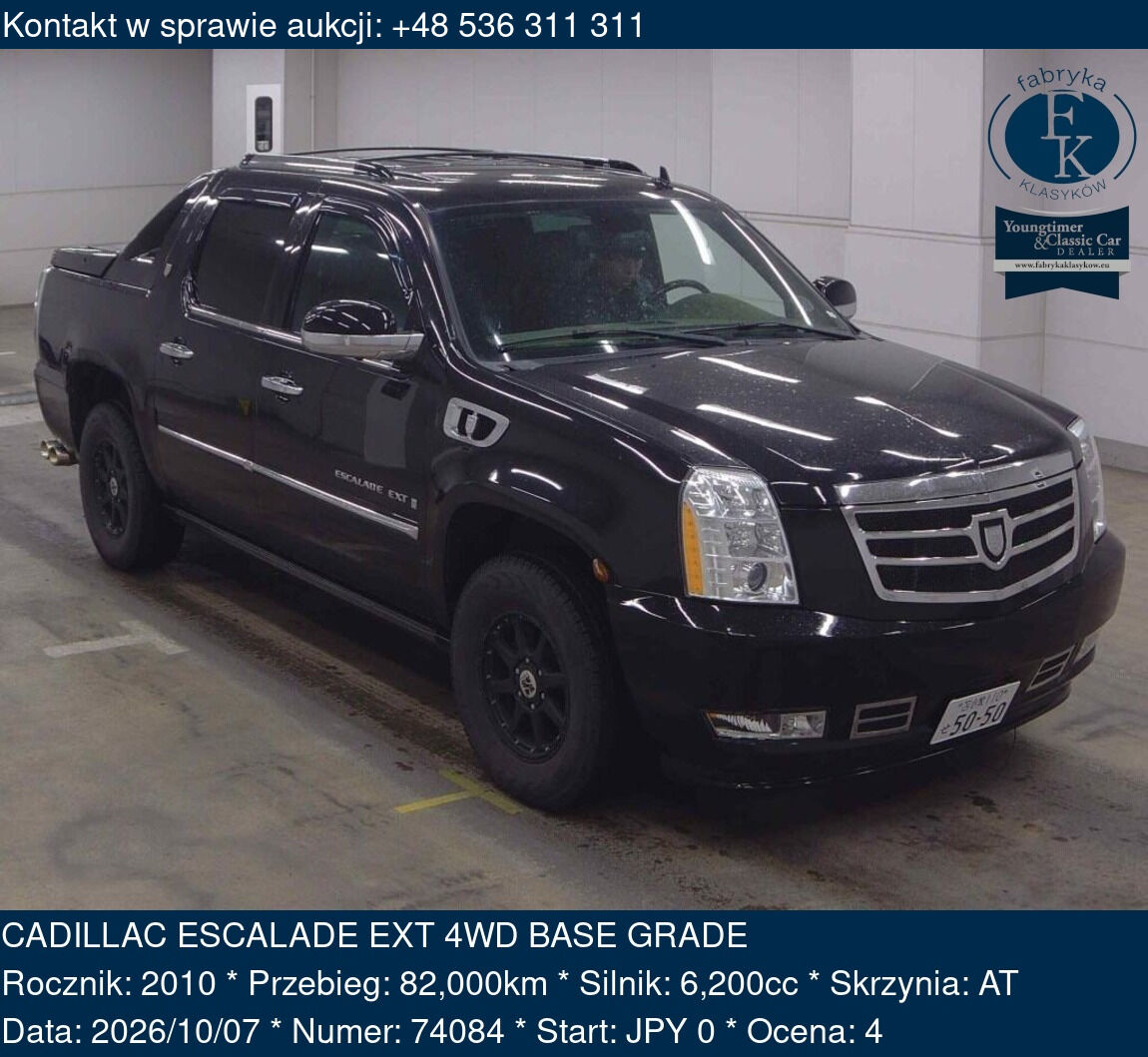 CADILLAC ESCALADE EXT 4WD BASE GRADE 2010 - zdjęcie 2