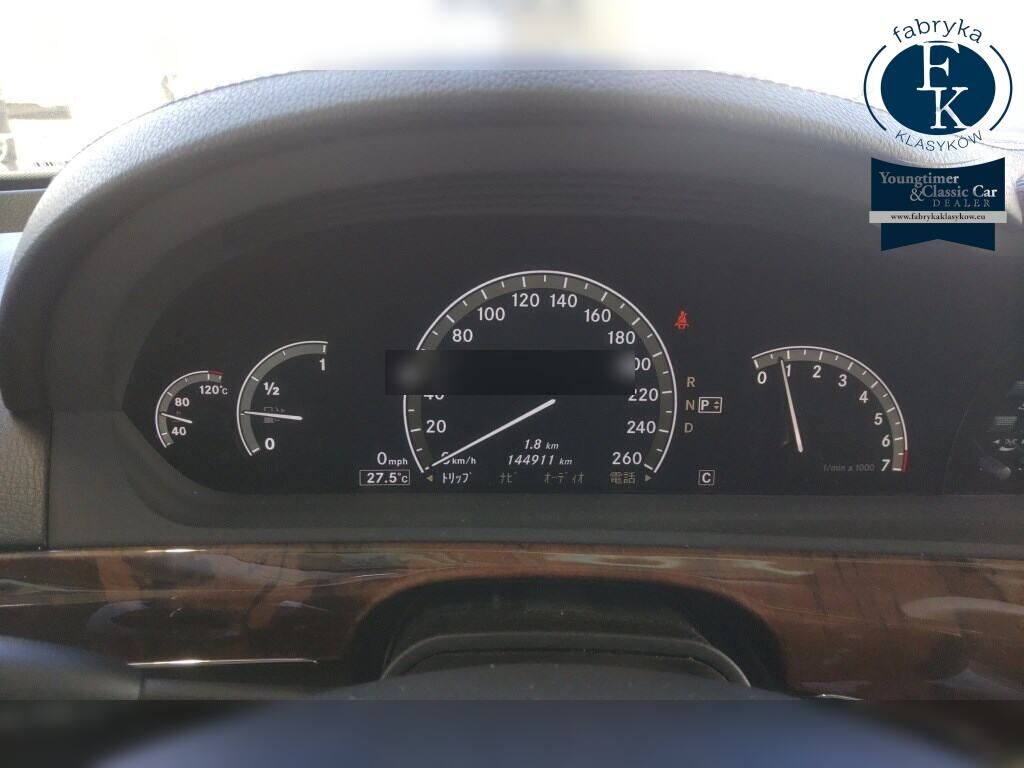 MERCEDES BENZ S-CLASS 4D S550 LONG 2007 - zdjęcie 8