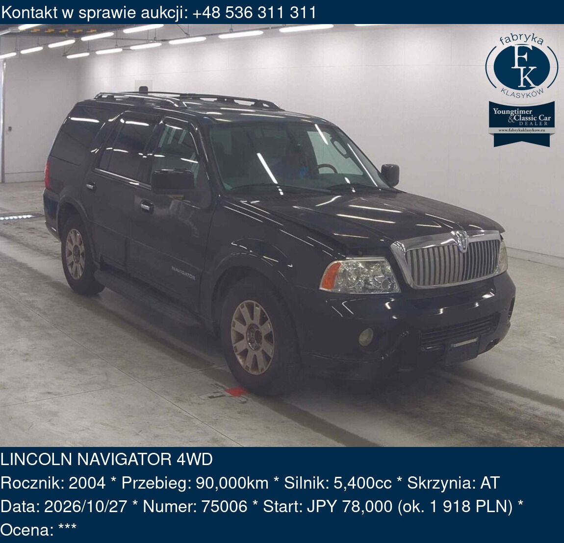 LINCOLN NAVIGATOR 4WD 2004 - zdjęcie 2