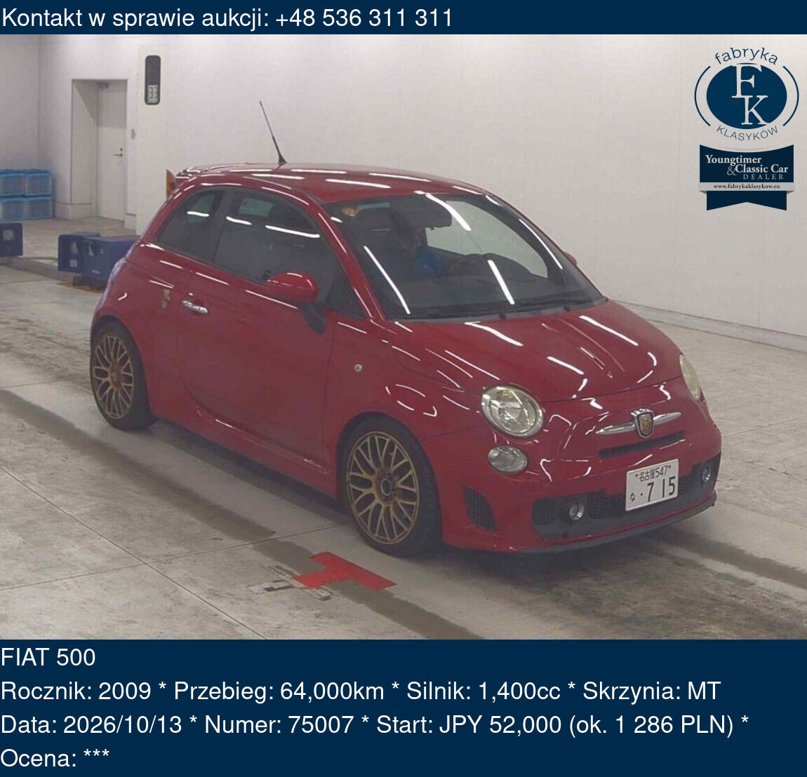 FIAT 500 2009 - zdjęcie 2