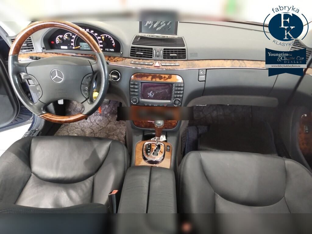 MERCEDES BENZ S-CLASS 4D S500 2005 - zdjęcie 5