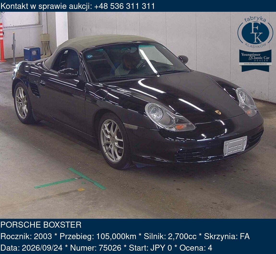 PORSCHE BOXSTER 2003 - zdjęcie 2