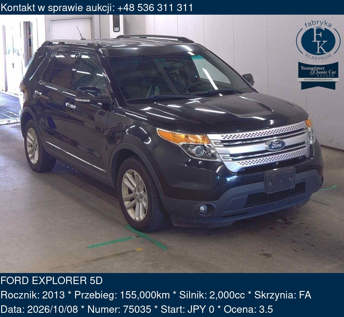 FORD EXPLORER 5D 2013 - zdjęcie 2