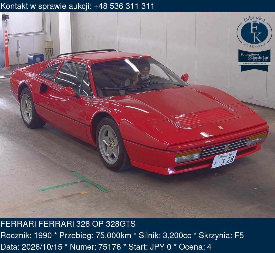 FERRARI FERRARI 328 OP 328GTS 1990 - zdjęcie 2