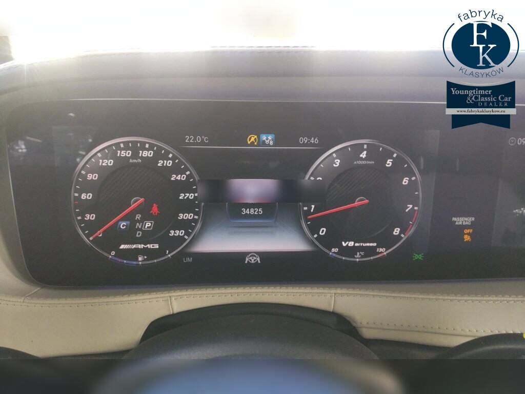 MERCEDES AMG S-CLASS 4D 4WD S63 4MATIC + LONG 2017 - zdjęcie 8