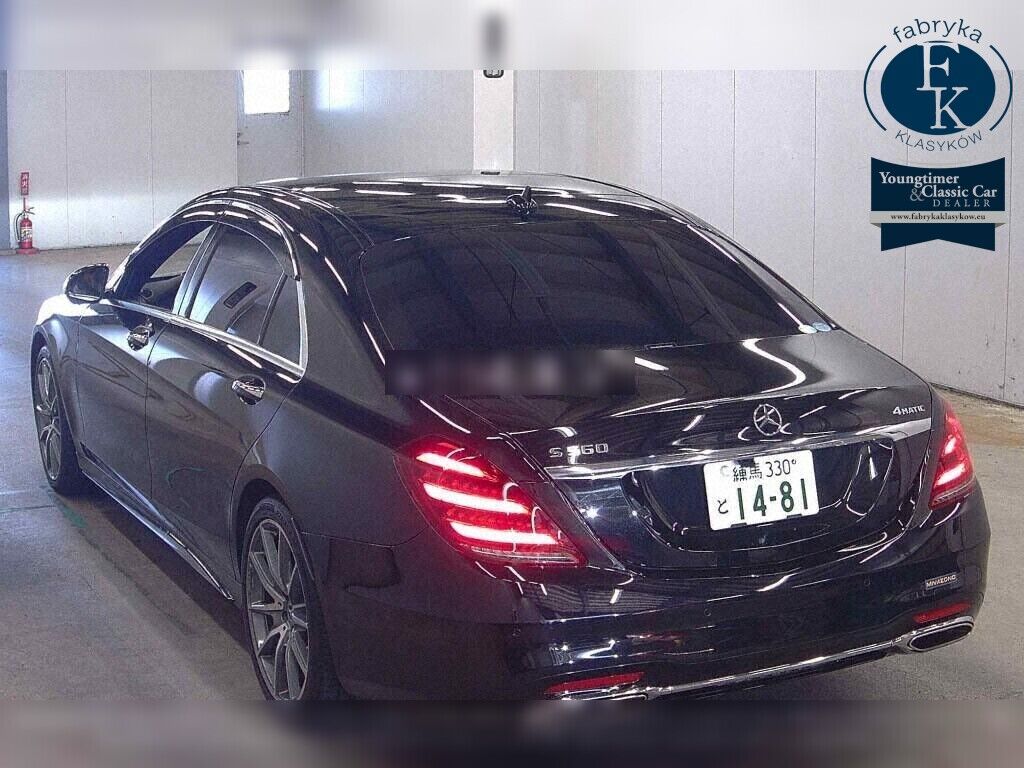 MERCEDES BENZ S-CLASS 4D 4WD S560 4MATIC LONG 2018 - zdjęcie 4