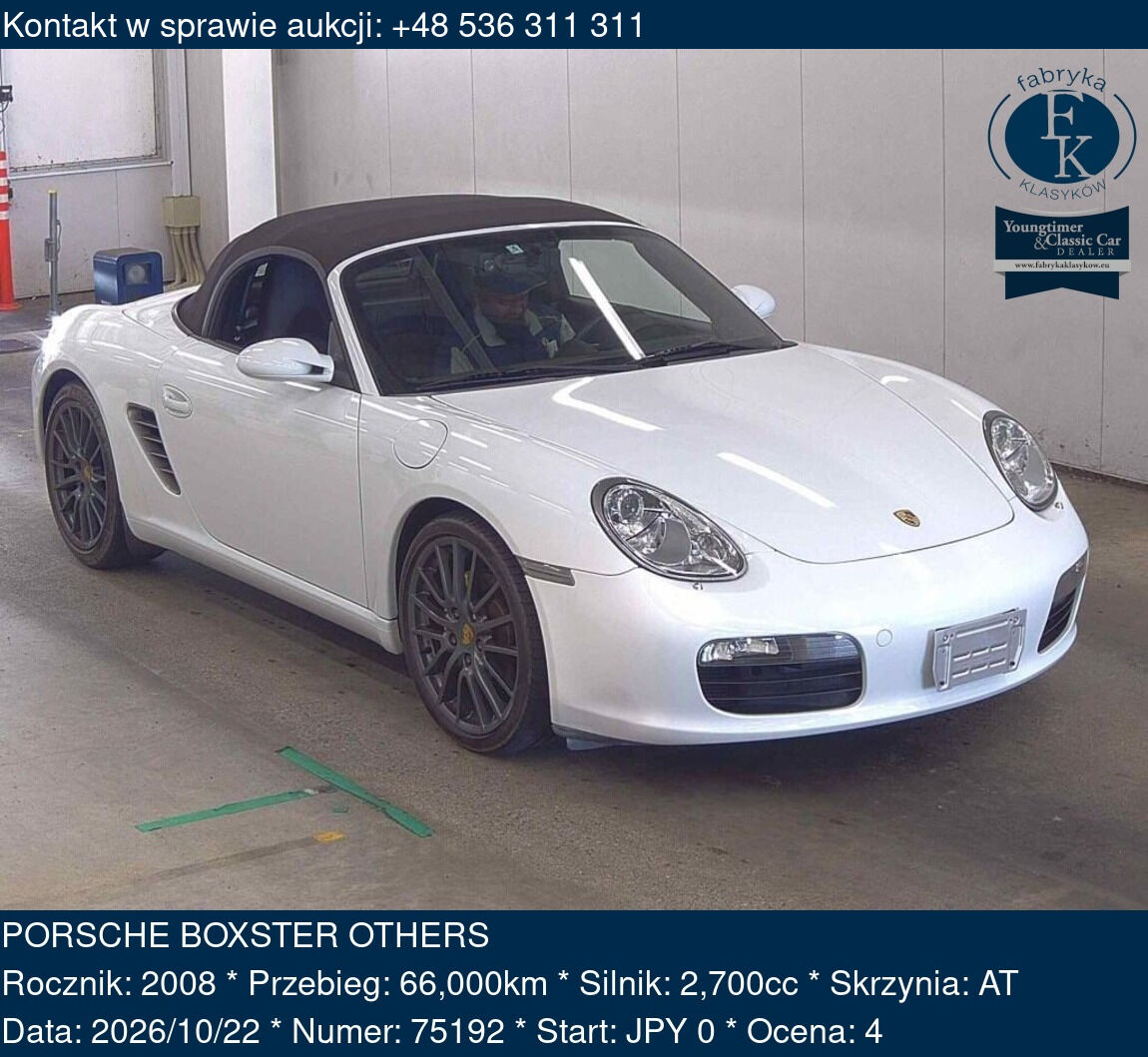 PORSCHE BOXSTER OTHERS 2008 - zdjęcie 2