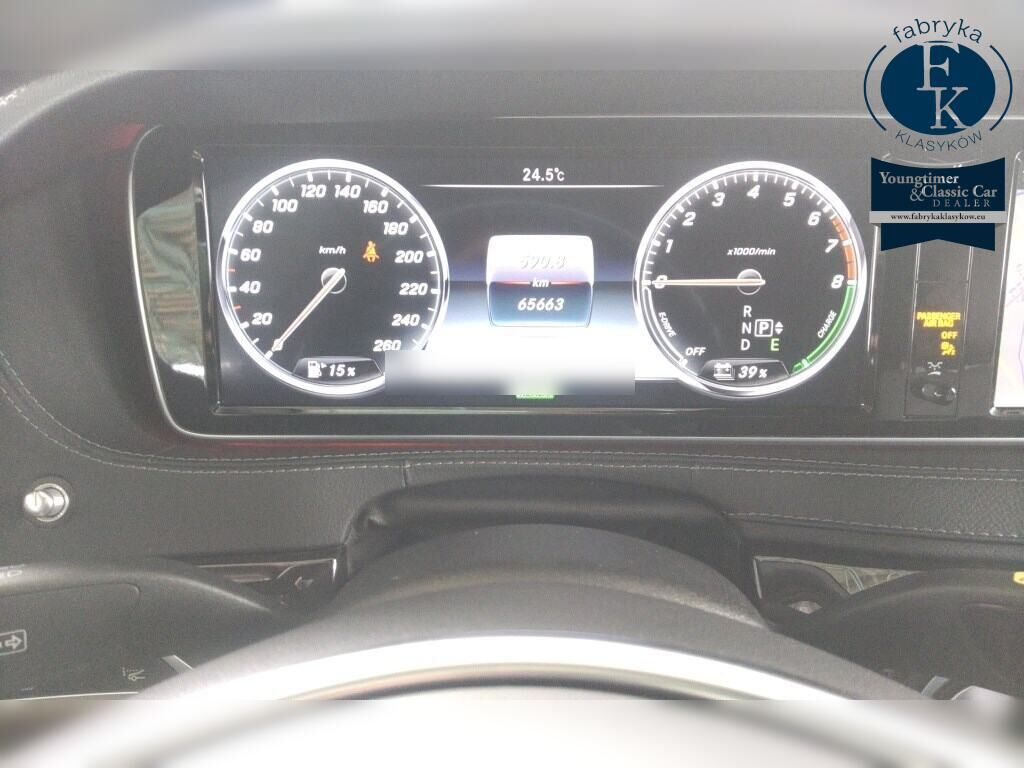 MERCEDES BENZ S-CLASS 4D S400 HYBRID EXCLUSIVE AMG SPORTS PACKAGE 2015 - zdjęcie 8