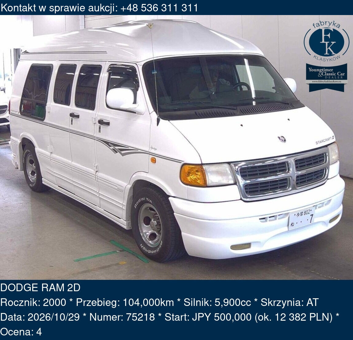 DODGE RAM 2D 2000 - zdjęcie 2