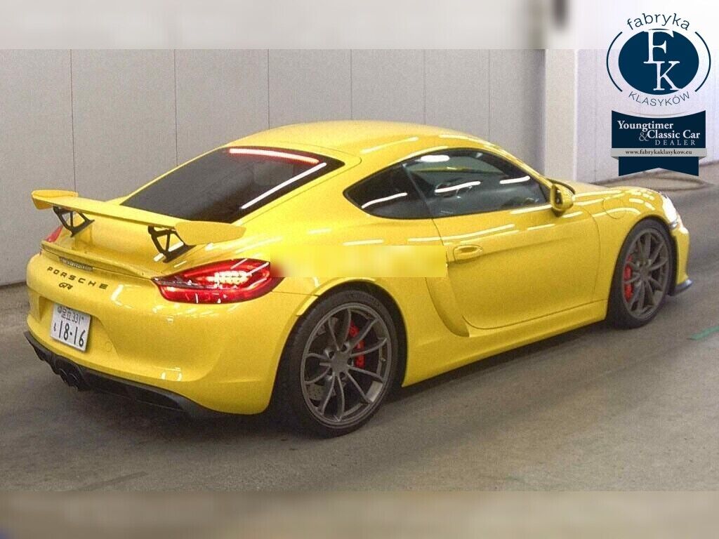 PORSCHE CAYMAN GT4 SPORT CHRONO PACKAGE 2016 - zdjęcie 7