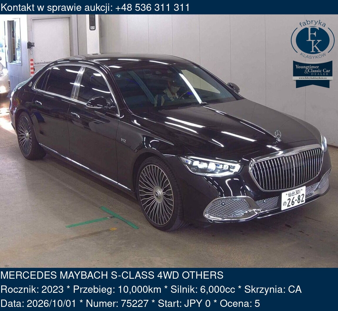 MERCEDES MAYBACH S-CLASS 4WD OTHERS 2023 - zdjęcie 2