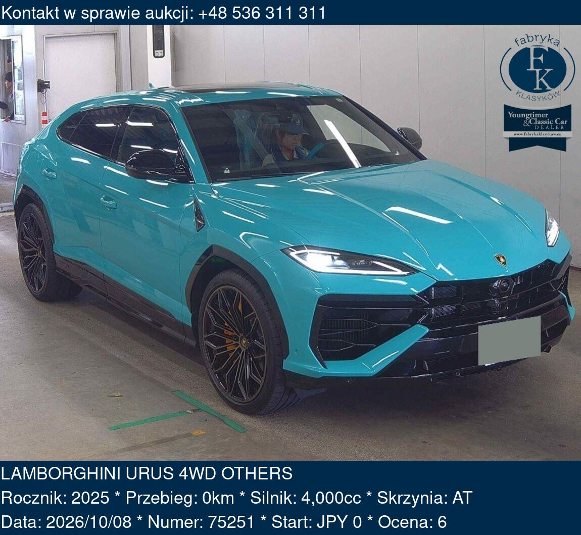 LAMBORGHINI URUS 4WD OTHERS 2025 - zdjęcie 2