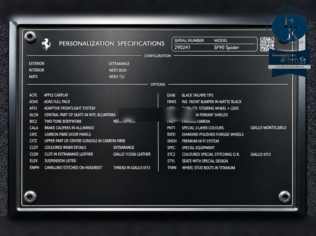FERRARI SF90 SPIDER 4WD BASE GRADE 2023 - zdjęcie 13