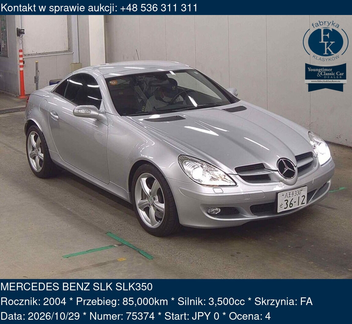 MERCEDES BENZ SLK SLK350 2004 - zdjęcie 2