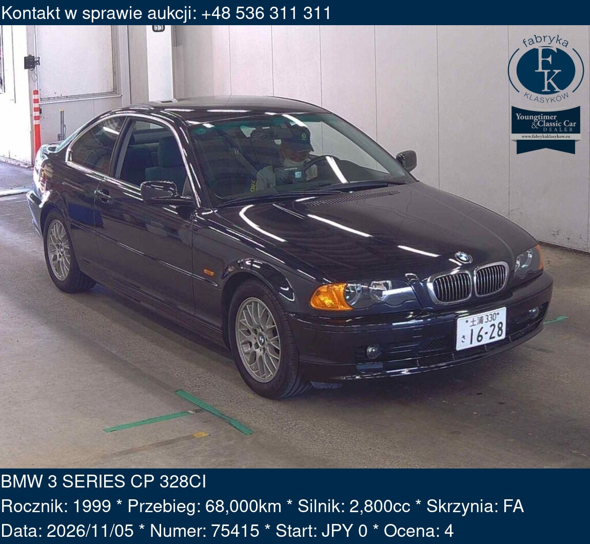BMW 3 SERIES CP 328CI 1999 - zdjęcie 2