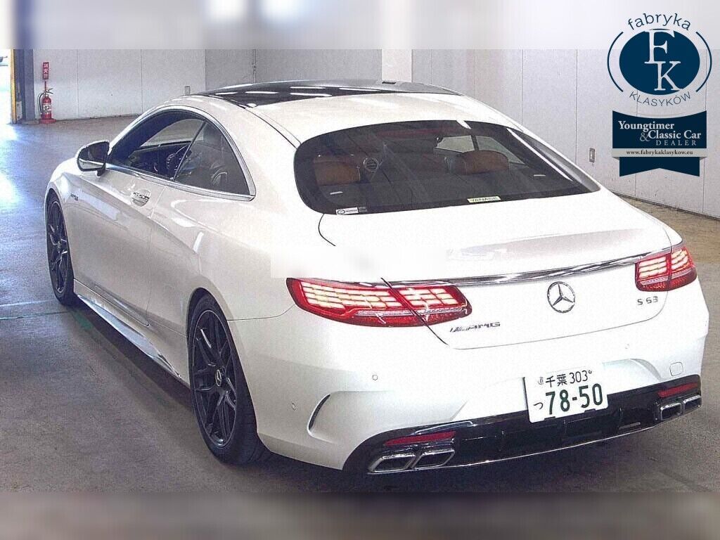 MERCEDES AMG S-CLASS CP 4WD S63 4MATIC+ COUPE 2019 - zdjęcie 4