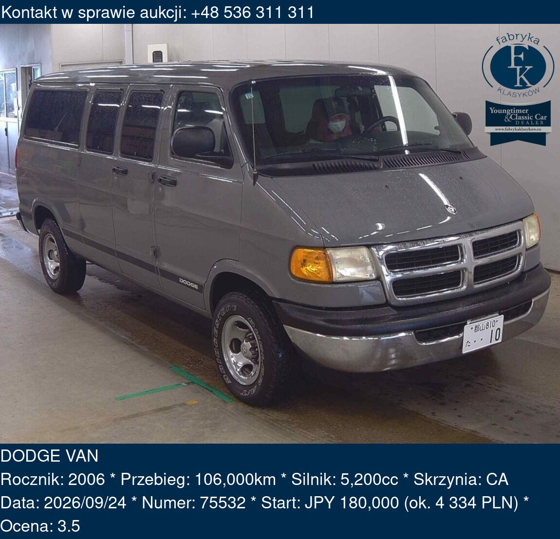 DODGE VAN 2006 - zdjęcie 2