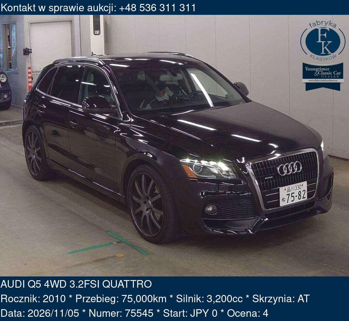 AUDI Q5 4WD 3.2FSI QUATTRO 2010 - zdjęcie 2