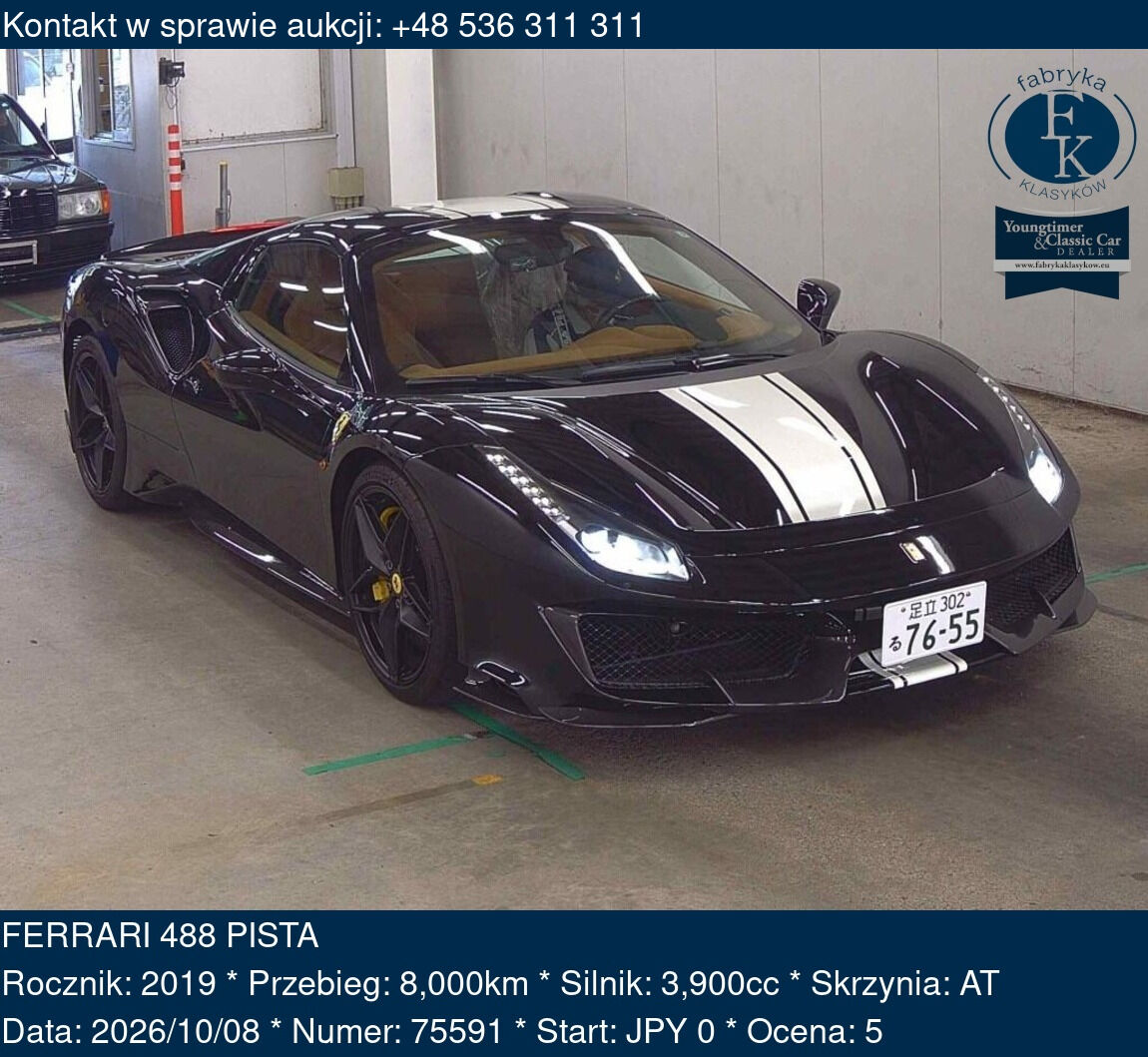 FERRARI 488 PISTA 2019 - zdjęcie 2