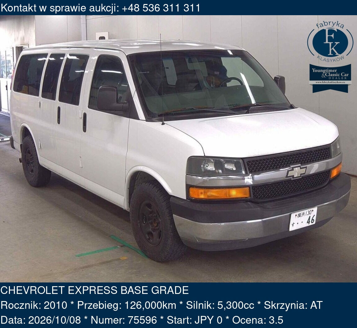 CHEVROLET EXPRESS BASE GRADE 2010 - zdjęcie 2