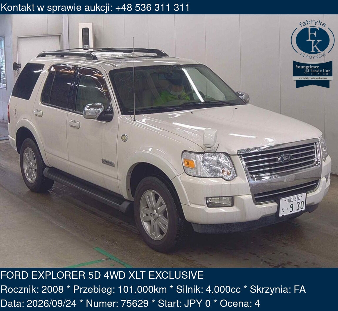 FORD EXPLORER 5D 4WD XLT EXCLUSIVE 2008 - zdjęcie 2