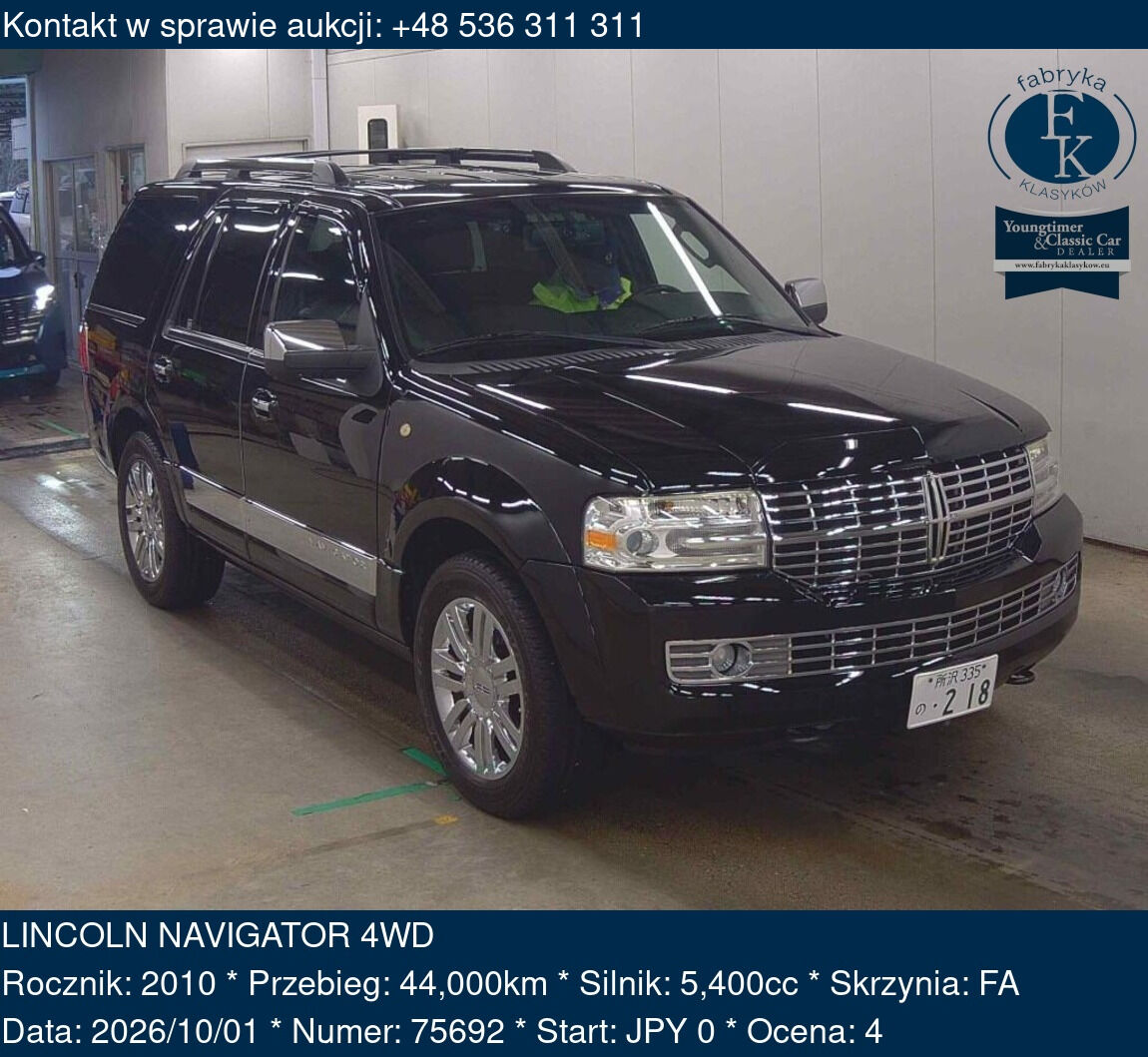 LINCOLN NAVIGATOR 4WD 2010 - zdjęcie 2
