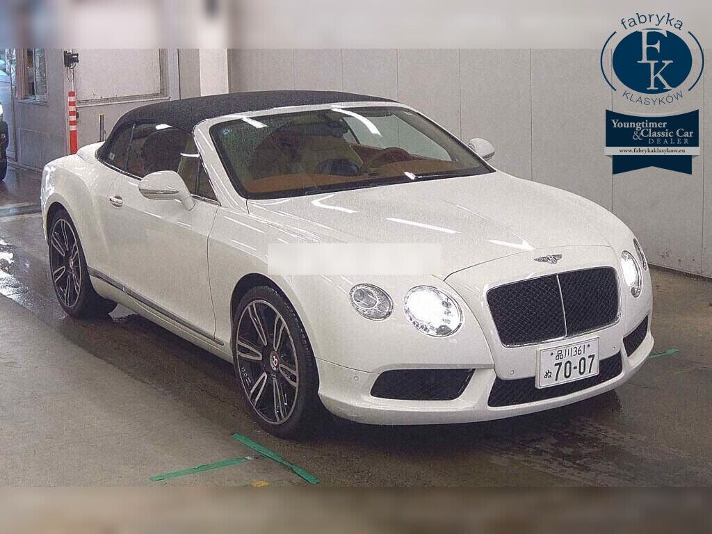 BENTLEY CONTINENTAL OP 4WD GT V8 CONVERTIBLE 2014 - zdjęcie 3