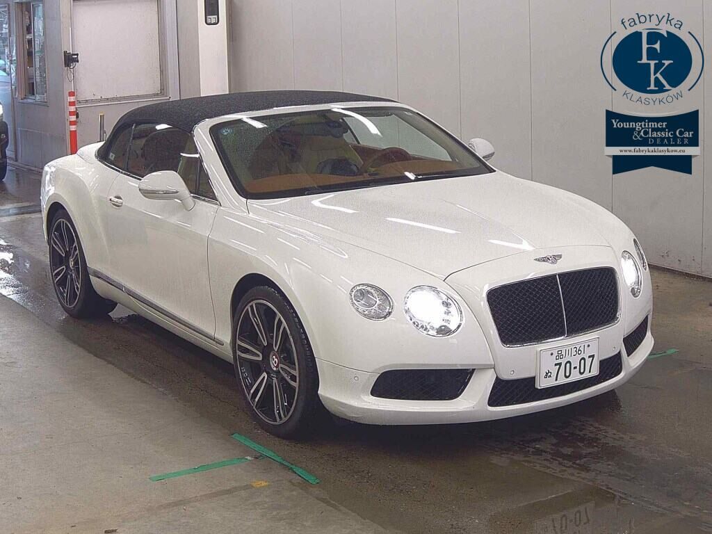BENTLEY CONTINENTAL OP 4WD GT V8 CONVERTIBLE 2014 - aukcja, lot 75824