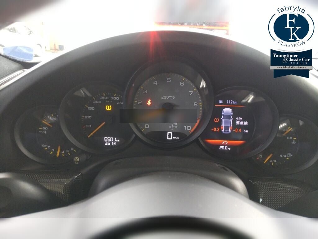 PORSCHE 911 CP 911GT3 SPORT CHRONO PACKAGE 2018 - zdjęcie 8
