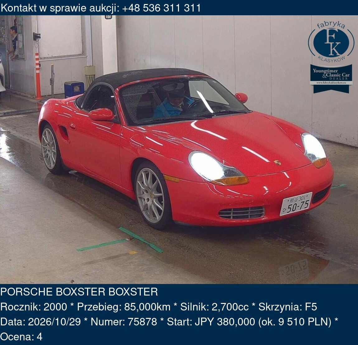 PORSCHE BOXSTER BOXSTER 2000 - zdjęcie 2