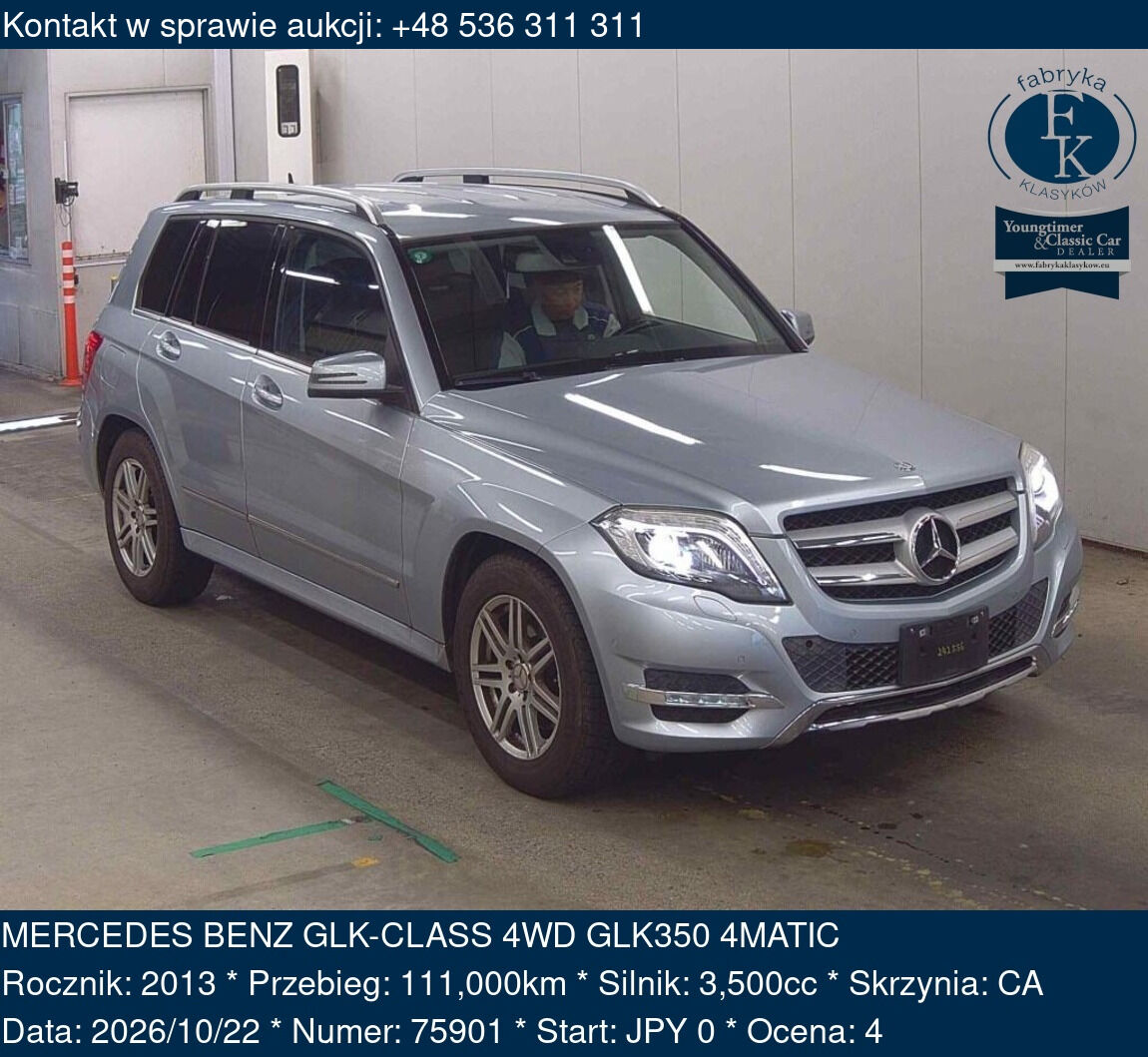 MERCEDES BENZ GLK-CLASS 4WD GLK350 4MATIC 2013 - zdjęcie 2