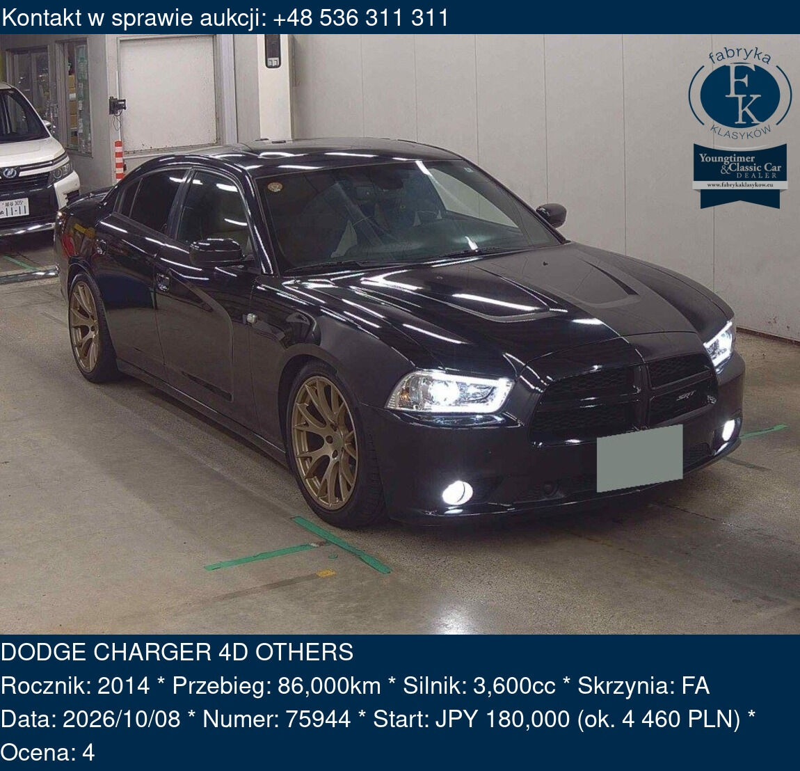DODGE CHARGER 4D OTHERS 2014 - zdjęcie 2