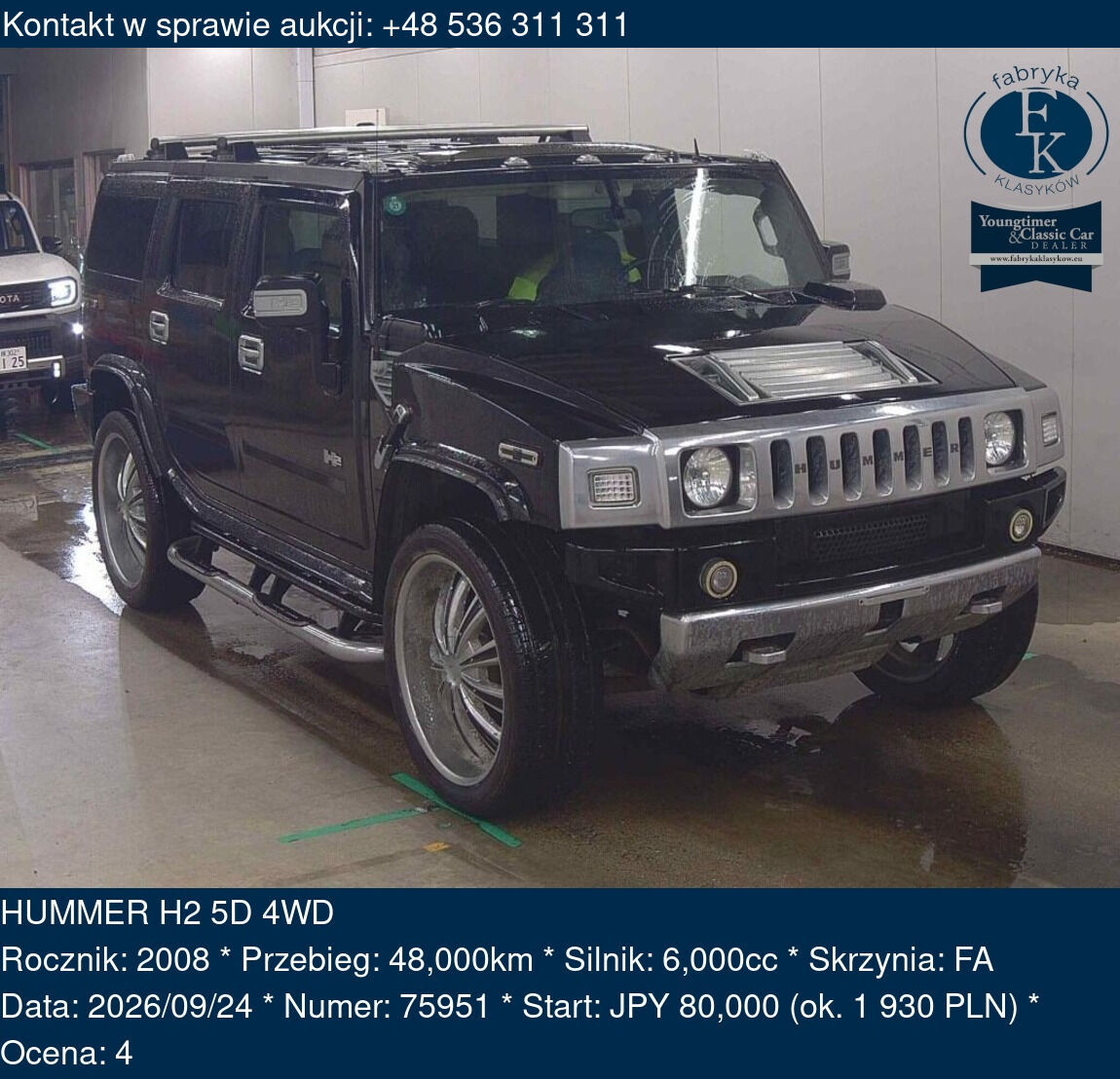 HUMMER H2 5D 4WD 2008 - zdjęcie 2