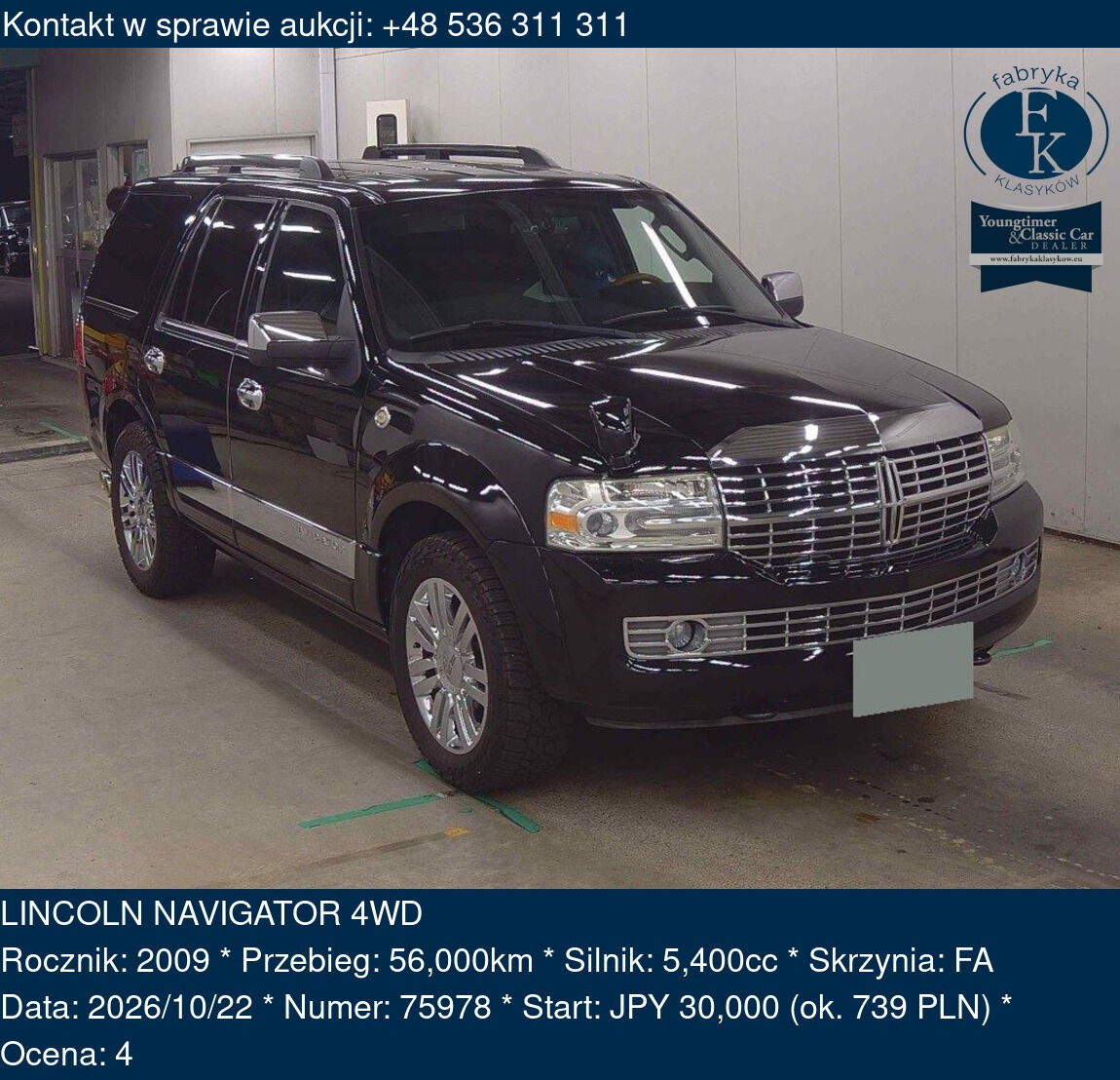 LINCOLN NAVIGATOR 4WD 2009 - zdjęcie 2
